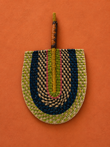 Bolga (wand)waaier groen