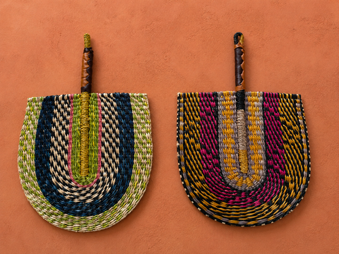 Bolga (wand)waaier multicolor